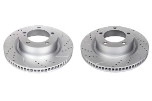 Диск тормозной передний (перфорация с насечками + GEOMET) к-кт L+R, цена за 1 шт C21RR0501 CWORKS