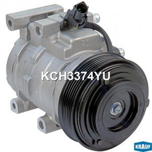 Компрессор HYUNDAI Solaris (10-) KIA Rio (11-) кондиционера KRAUF KCH3374YU KRAUF