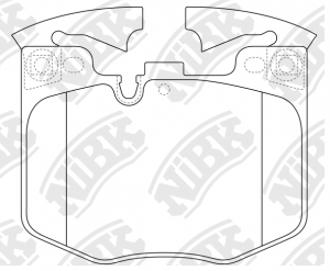 Колодки тормозные BMW 3 (G20) передние (4шт.) NIBK PN0681 NIBK