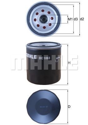 FORD FOCUS I/II/III OC 106/3 MAHLE KNECHT