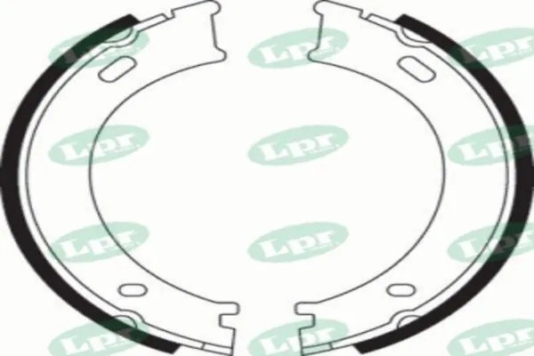Комплект тормозных колодок 07960 07960 LPR