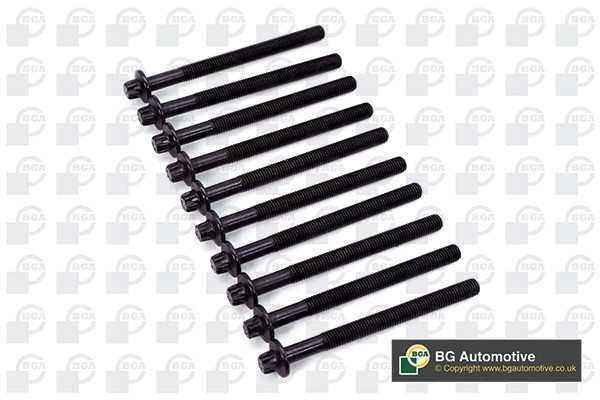 к-кт болтов ГБЦ! 10шт.\ Renault Megane/Scenic/Laguna 1.4/1.6 99> BK4338 BG AUTOMOTIVE