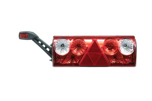 SCHMITZ NEW Белый поворотник, разъем 7-pin+рог T1248-8005 TOPCOVER