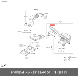 Фильтр воздушный HYUNDAI Santa Fe / KIA Sorento 15- 28113-A9100 28113A9100 HYUNDAI KIA