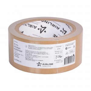 Скотч малярный термостойкий 48 ммх40 м "AIRLINE" (коричневый) (110°C) ADTP004 AIRLINE