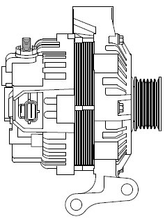 Генератор для а.м Ford Fusion 02- ,Fiesta V 01- 1.4i,1.6i 90A LG 1001 LG 1001 START VOLT