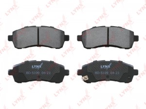 колодки тормозные передние!\ Mazda 2 DE/DH 1.3-1.6 07-15 BD-5109 LYNXAUTO