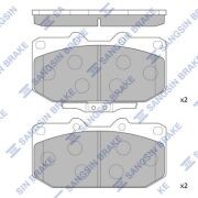 Тормозная колодка SP4156 SP4156 SANGSIN