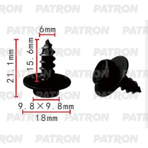 САМОРЕЗ 6X21.1MM P372188 PATRON