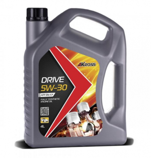 Масло моторное AKROSS Drive 5W-30 SN/CF синтетическое 4 л AKS0006MOF AKROSS