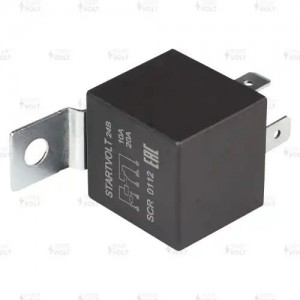Реле 24V 10/20A 5 конт. (с кроншт., с резист.) (SCR 0112) SCR 0112 START VOLT