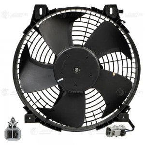 Э/вентилятор кондиц. для Suzuki Jimny II 98- 1.3i с кожухом LFAC2403 LFAC 2403 LUZAR