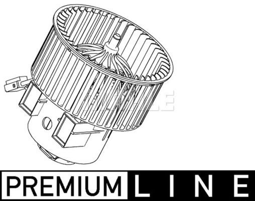 Мотор отопителя LAND ROVER Freelander 2 VOLVO S80,V70,XC60,XC70 MAHLE AB 116 000P MAHLE KNECHT