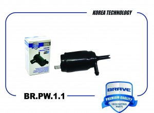 Насос омывателя стекол BR.PW.1.1 96121163 Daewoo Nexia BR.PW.1.1 BR.PW.1.1 BRAVE