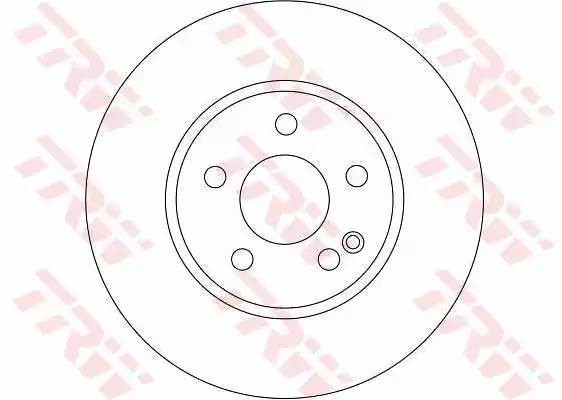 Диск тормозной MERCEDES Viano,Vito (W639) передний (1шт.) TRW DF4373 TRW