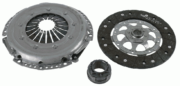 Сцепление AUDI A4,A6 VW Passat (97-) (1.8/1.8 T) комплект SACHS 3000 951 210 SACHS