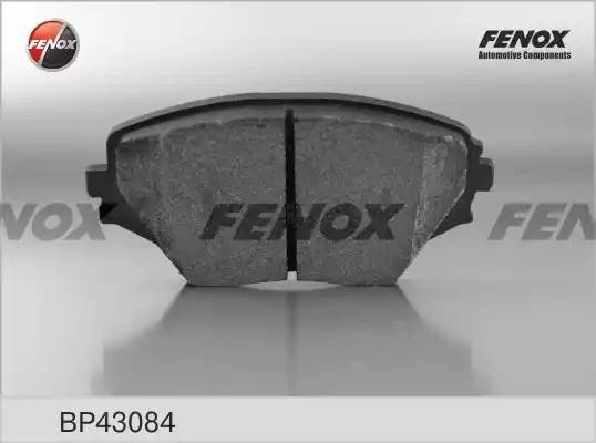 Колодки тормозные дисковые передние BP43084 FENOX