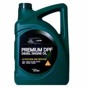 масло моторное 5W30 (6L) KR! Premium DPF Diesel\ Mobis 05200-00620 MOBIS