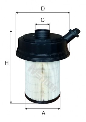 фильтр воздушный !H283 D124/167 d50 \THERMO KING A8036 MFILTER AUTOMOTIVE FILTERS