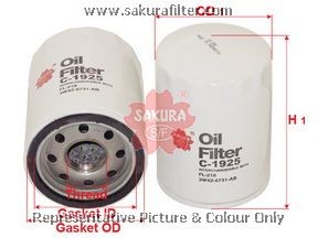 Замена на C1925SL Фильтр масляный  LAND ROVER RANGE ROVER 4,2 2005 - 2012  LAND  C1925 SAKURA