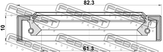 Сальник привода HYUNDAI IX35/TUCSON 09- 95IAS-63821010R 95IAS-63821010R FEBEST