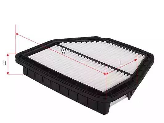 Фильтр воздушный CHEVROLET CAPTIVA 2.0D/2.4/3.2 06- A6540 A6540 SAKURA