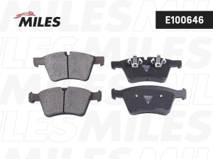 Колодки тормозные передние (Смесь Semi-Metallic) MERCEDES GL X164 4.2-5.0/ML W16 E100646 MILES