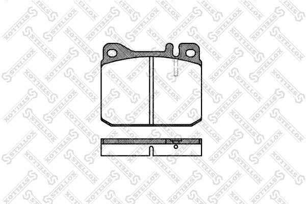 010 20=FDB143 !колодки дисковые п.\ MB W123 2.0-3.0D/TD 76-79 021-020-SX STELLOX