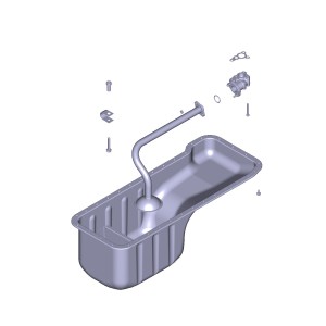 Картер ЯМЗ-536 масляный АВТОДИЗЕЛЬ 536021009010 YAMZ