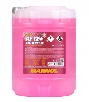 Антифриз MANNOL Longlife AF12+ -40 С красный 10 кг MN4012-10 MANNOL