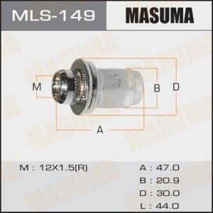 Гайка колеса TOYOTA Avensis,Corolla MASUMA MLS-149 MASUMA