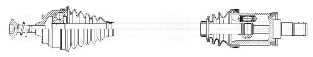 Привод передний левый AR 2645 TRIALLI