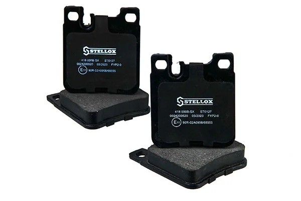 колодки дисковые задн. с антискр.пласт.!\MB W140 91>/W202 94>/W210 97>/W220 2.8/ 1606 000B-SX STELLOX