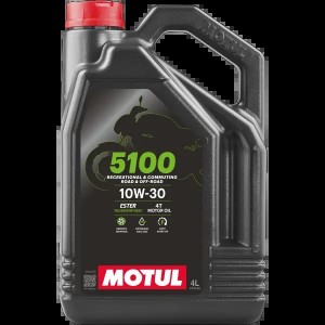 Масло моторное для 4-х тактных двигателей MOTUL 5100 4T 10W30 п/синт.4л 104063 MOTUL