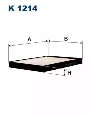 Фильтр салона K1214 FILTRON