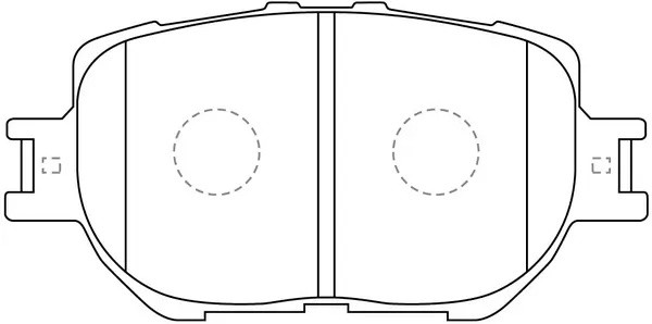 Колодки тормозные дисковые BP21550 BP21550 SB NAGAMOCHI