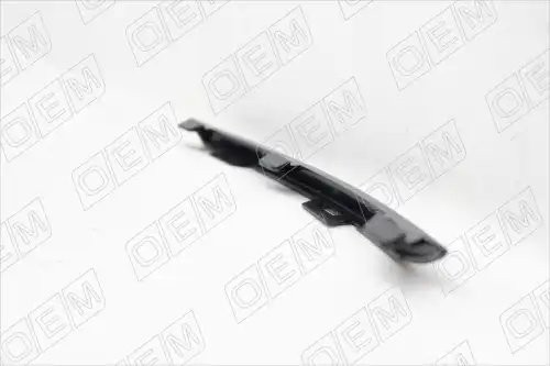 Молдинг бампера заднего левый Volkswagen Polo sedan 5 2015-2020, черный OEM1477L OEMPARTS