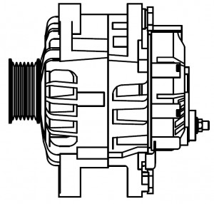 Генератор для а/м Hyundai Santa Fe (06-)/KIA Sorento (06-) 2.7i/3.3i 130A (LG 08 LG0806 START VOLT