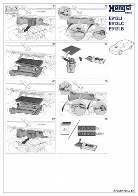 Фильтр салона E912LI HENGST