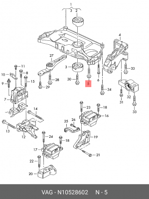 M12/1.5/75 N 105 286 02 VAG