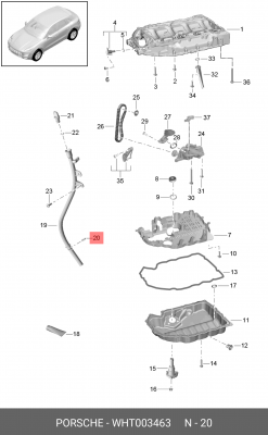 AUDI A1 (2010>) 12*2*16 WHT 003 463 VAG