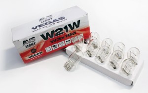 Лампа 24V W21W W3x16d AVS A78172S AVS