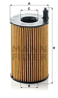 AUDI A5/S5/ A6 [C7,4G]/ A7/ Q5 HU8005Z MANN FILTER
