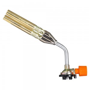 Горелка газовая на баллон (ручн.поджиг) 2 сопла D12*102 мм ADGT009 AIRLINE