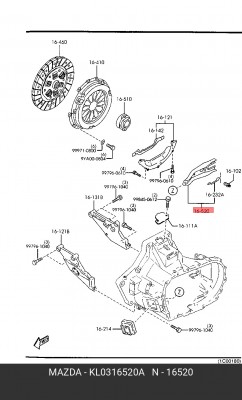MAZDA 6 (GG) (2002-2007) KL03-16-520A MAZDA