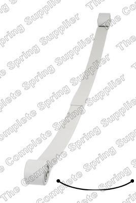 рессора задняя ! 1-лист., 698+672\ Ford Transit 300S/M/L 00-06 5827535 LESJOFORS