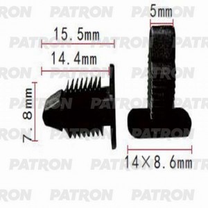 Клипса пластмассовая BMW применяемость: кузов - пороги P370562 P370562 PATRON