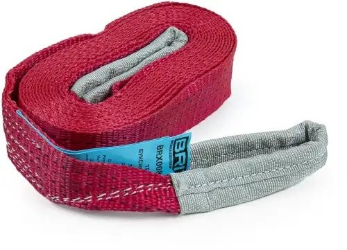 трос буксировочный! Лента VIP двухслойная 3,5т 6м, с петлями\UNIVERSAL BRX0080006 BRIX