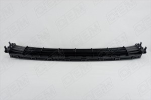 Решетка в бампер нижняя Volkswagen Polo sedan 5 2015-2020, под черную накладку OEM3678 OEMPARTS