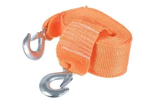 трос буксировочный! лента, 12т, 5м, с крюками, с сумкой\ BRX0080025 BRIX